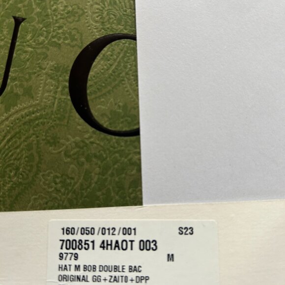 Gucci hat m bob double bace Gucci HAT M - Picture 10 of 10